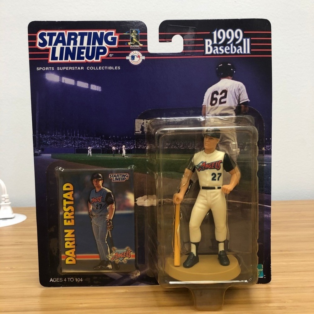 Kenner Starting Lineup Action Figure Unisex Fans White Darin Erstad 1999 Angels